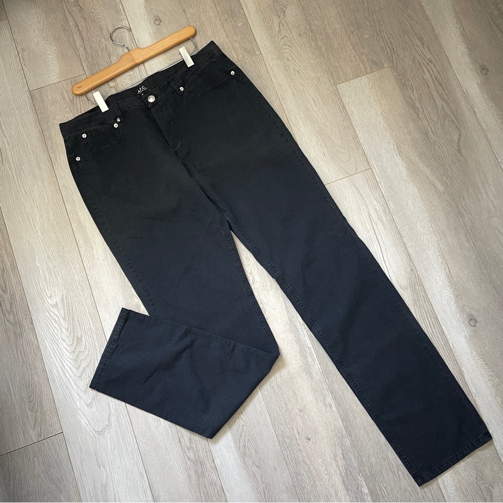 A.L.C. Classic Jeans straight leg lightweight mens Black (size 34) casual preppy